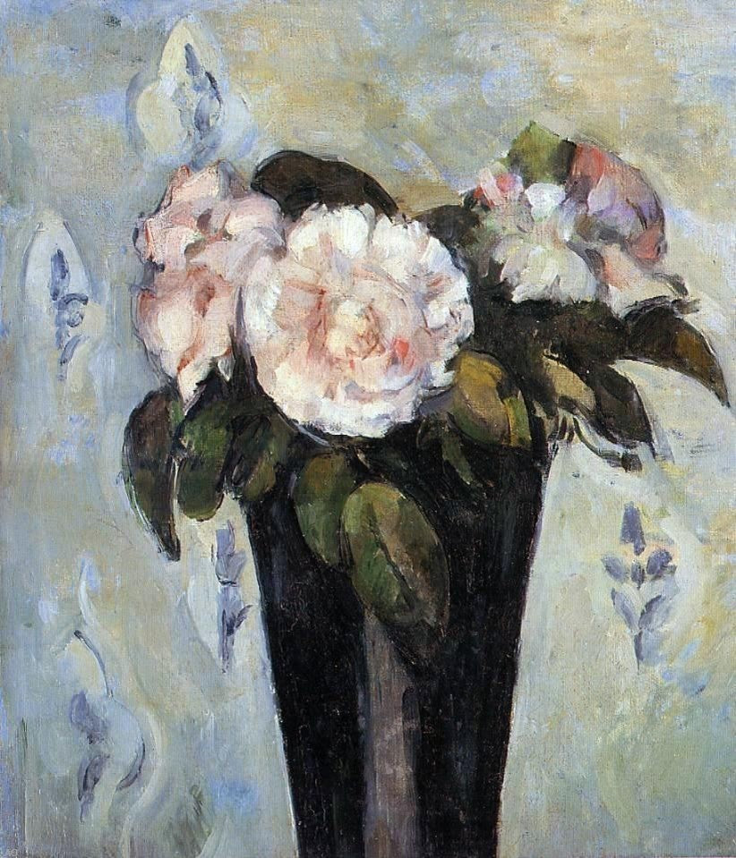Paul Cezanne The Dark Blue Vase, 20"x25" Wall Decal Print