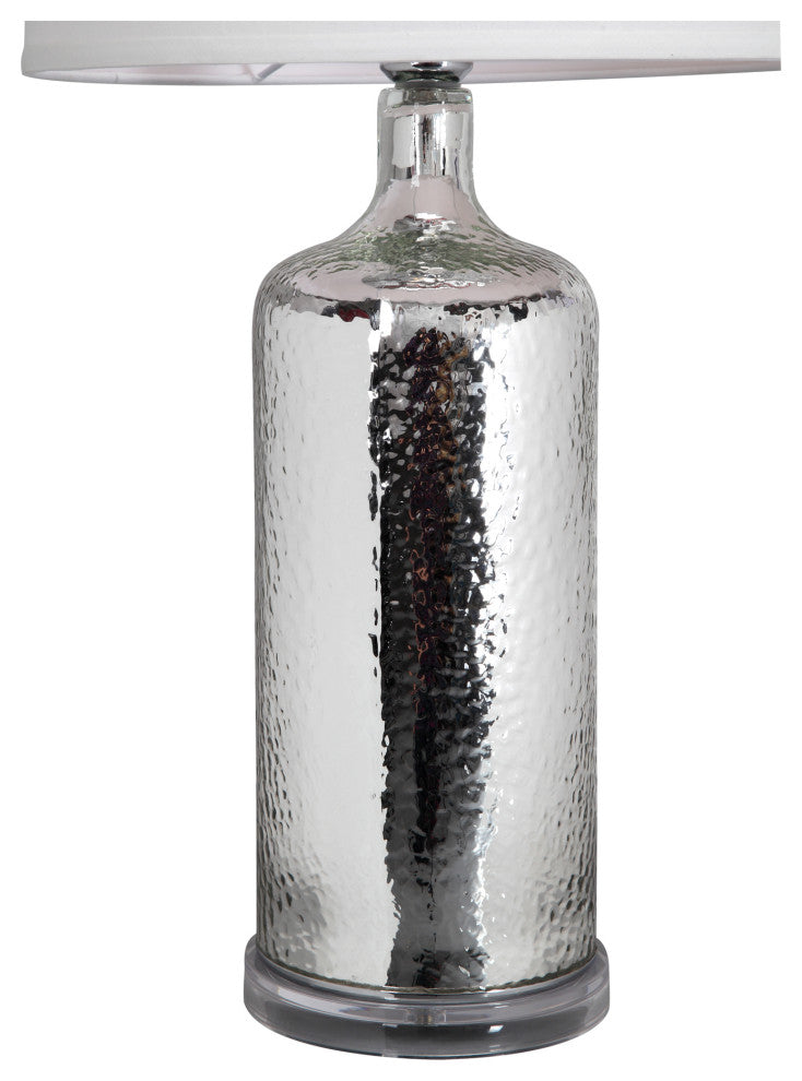Contemporary Briggs Table Lamp - Silver