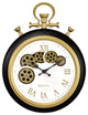 Bulova Clocks C3390 The Conductor, wall pocket watch, moving gears