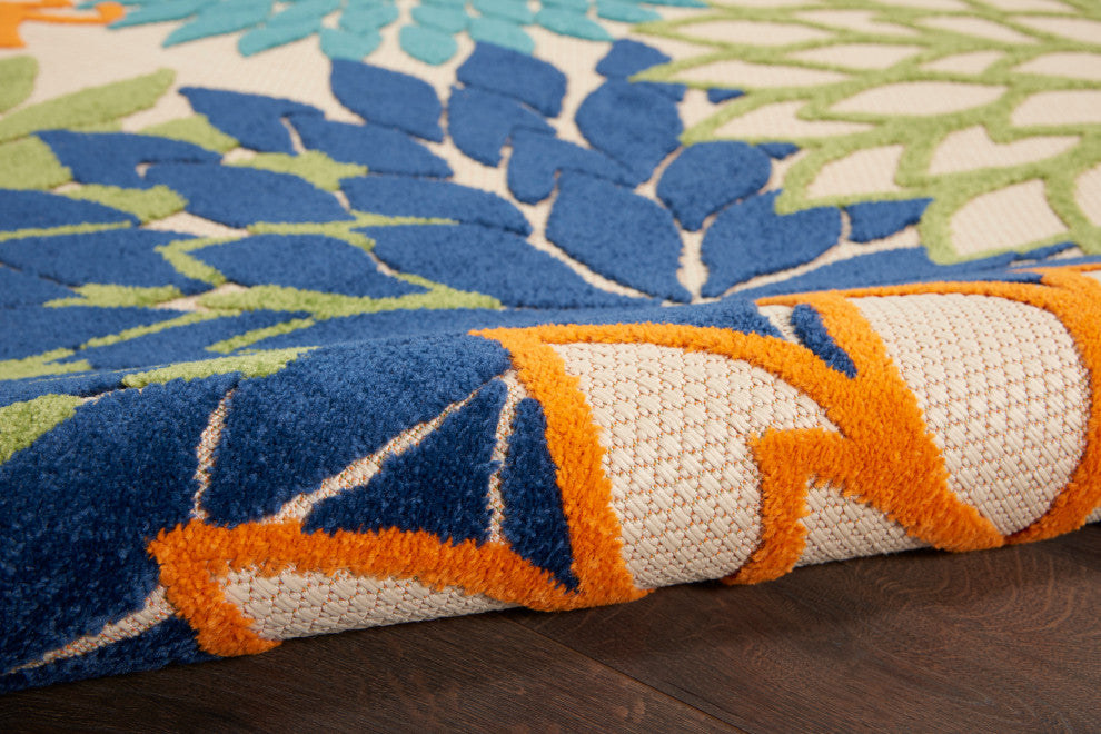 Nourison Aloha 12' x 15' Multicolor Tropical Area Rug