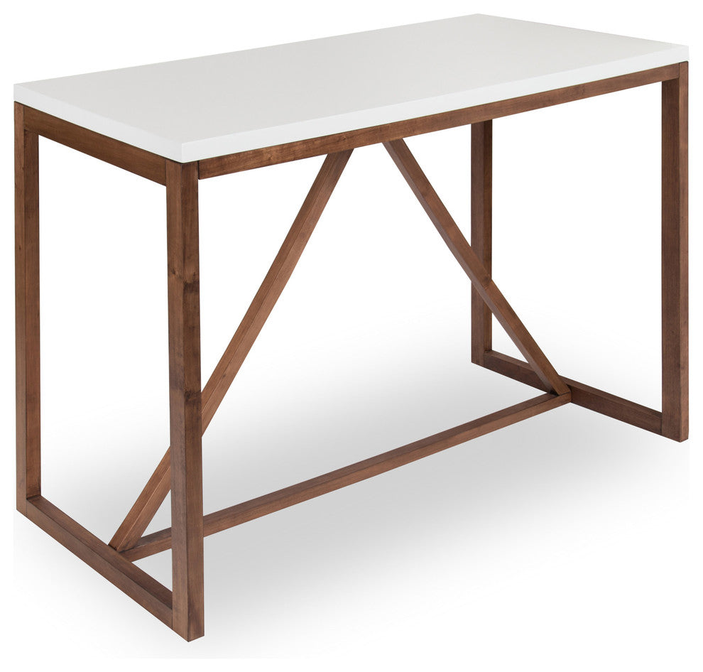 Kaya Counter Height Pub Table, Brown