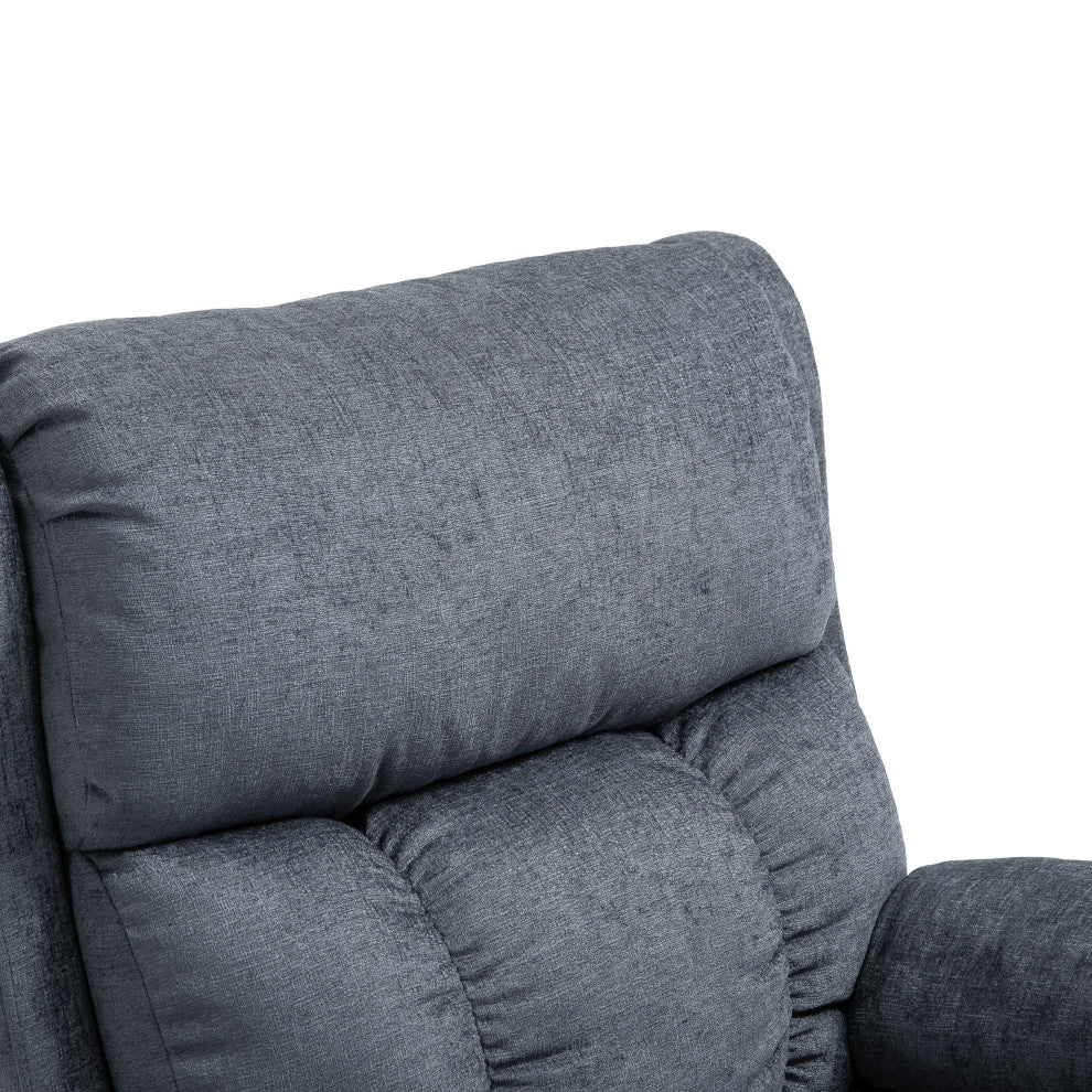 Lexie Contemporary Pillow Tufted Massage Recliner