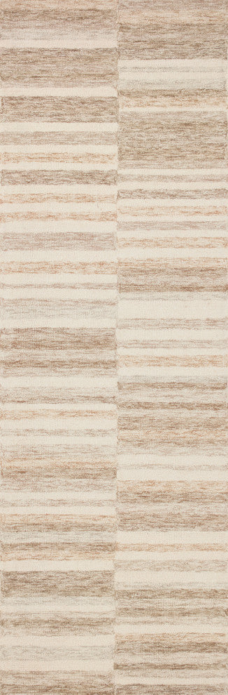 Chris Loves Julia x Loloi Chris Ivory / Clay 2''-3" x 3''-9" Accent Rug