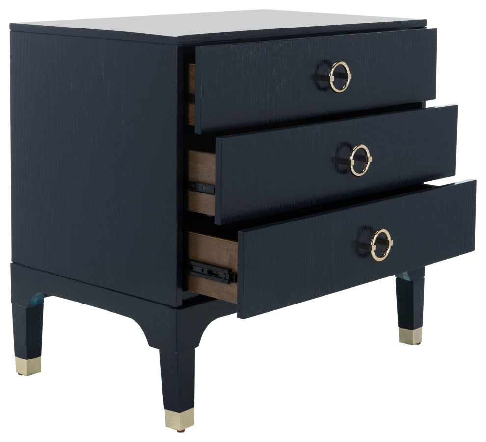 Safavieh Lorna Night Stand, Navy