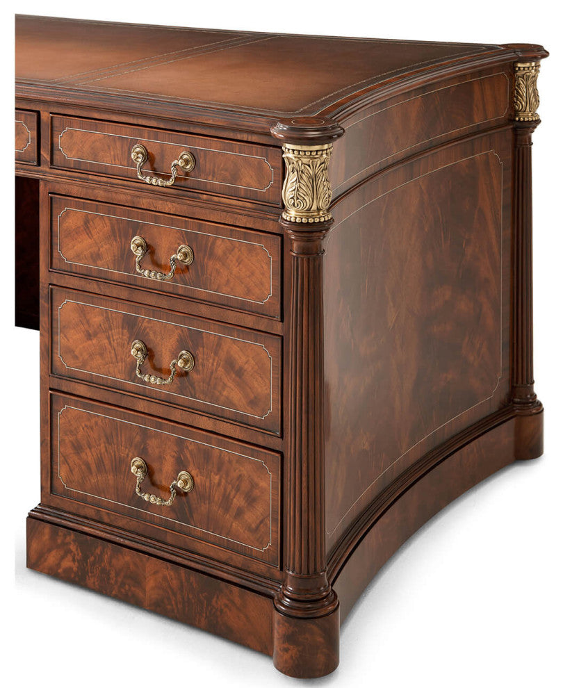 George III Pedestal Desk