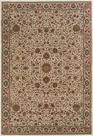 Oriental Weavers Ariana Ivory/Green Oriental Indoor Area Rug 5'3"X7'9"