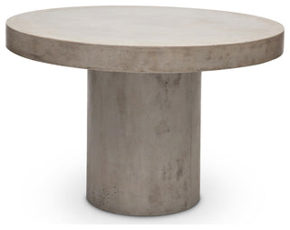 47.25" Dia. Circa Dark Grey Dining Table