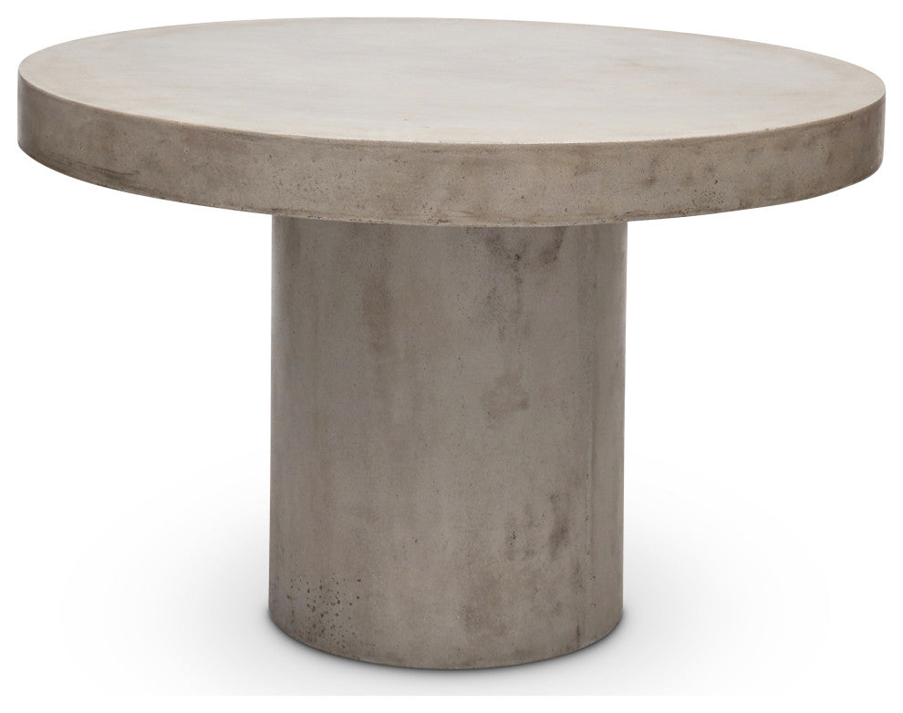 47.25" Dia. Circa Dark Grey Dining Table