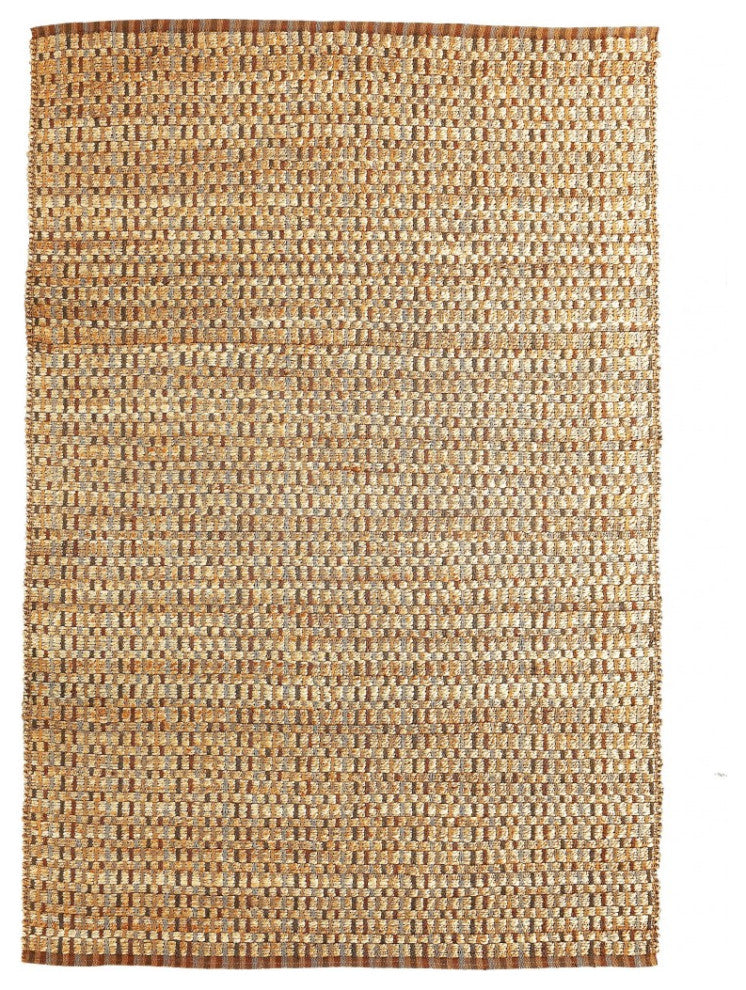 5" x 8" Tan Classic Interwoven Area Rug