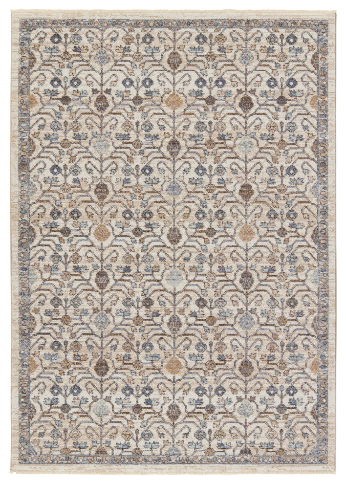 Jaipur Living Primrose Trellis Blue/ Gold Area Rug 9'X13'