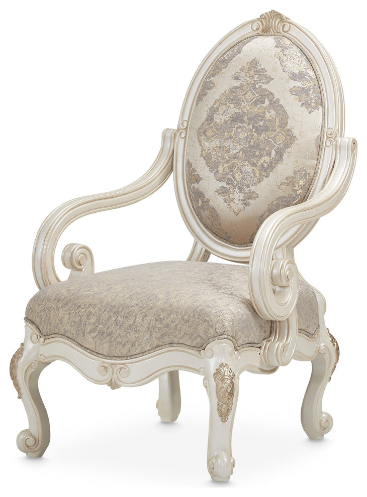 Lavelle Classic Pearl Oval Back Wood Chair, Mystic