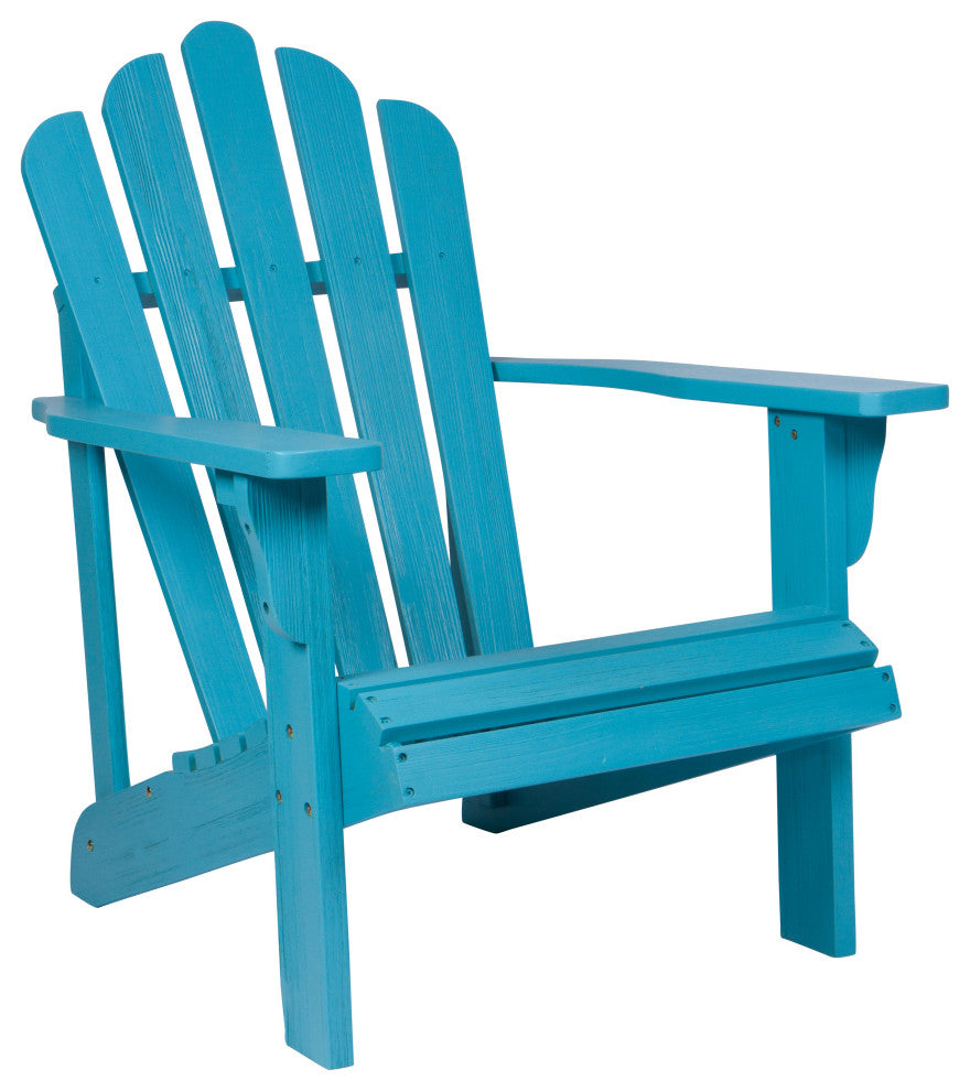 Shine Company Westport II Adirondack Chair With Hydro-Tex Finish, Aqua