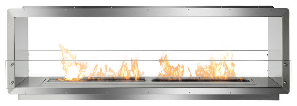 See-Through Bio Ethanol Firebox - Double Sided Fireplace Insert FB6200-D | Ignis