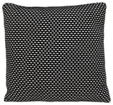 Super Black And White Check Throw Pillow