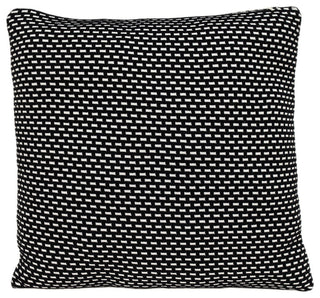 Super Black And White Check Throw Pillow