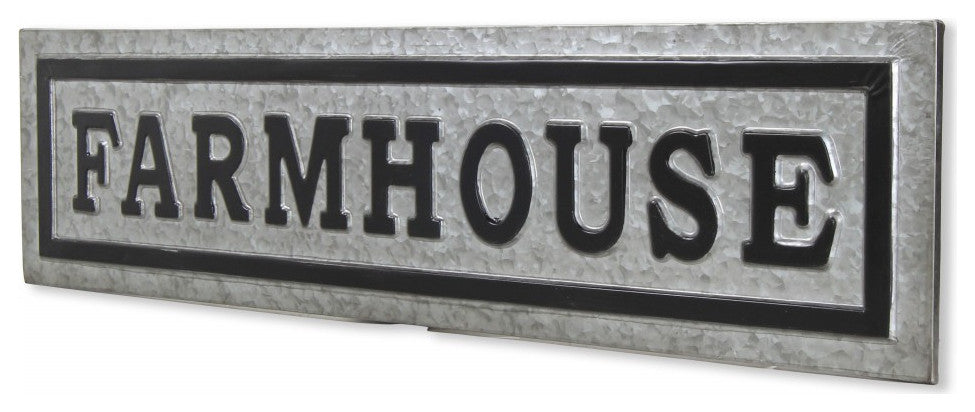 Galvanized Metal Farmhouse Wall Plate