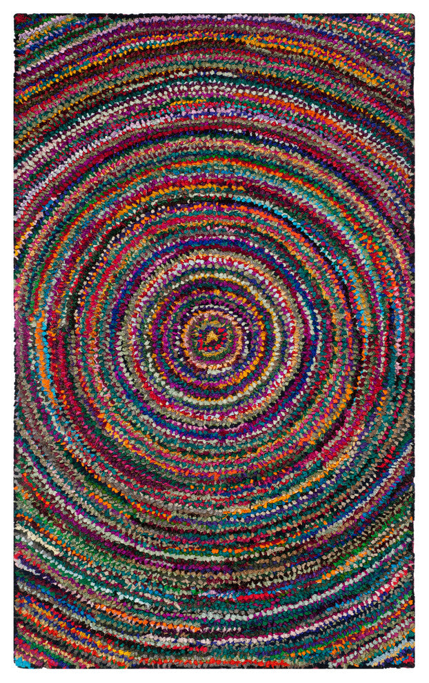 Safavieh Nantucket Collection NAN315 Rug, Multi, 3' X 5'