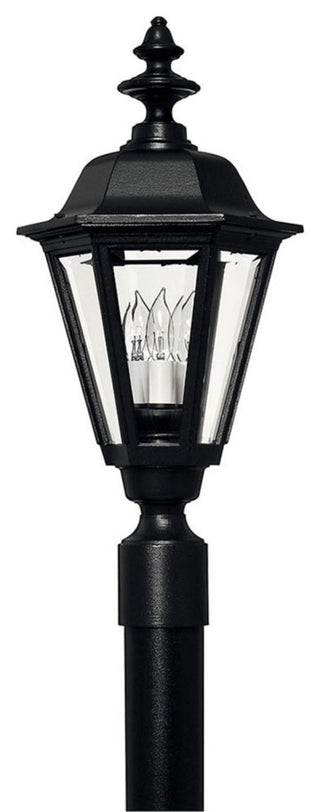 Hinkley Lighting H1441 Manor House 3 Light 22\" Tall Post Light - Black