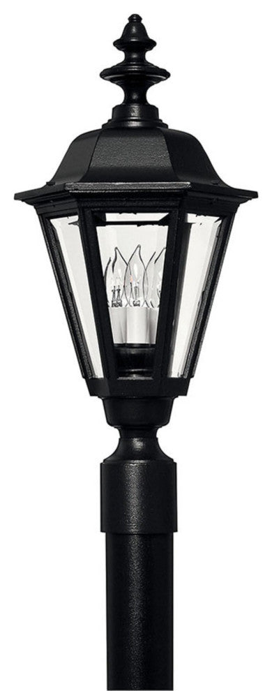Hinkley Lighting H1441 Manor House 3 Light 22\" Tall Post Light - Black