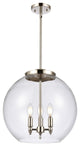 INNOVATIONS 221-3S-PN-G122-16-LED 3-Light Pendant Polished Nickel