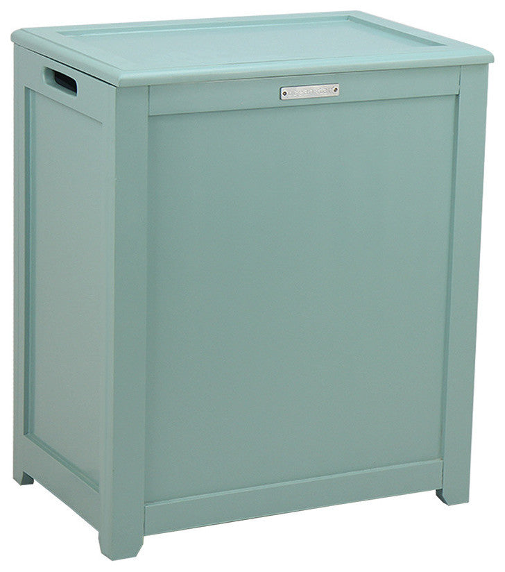 Oceanstar Storage Laundry Hamper, Turquoise