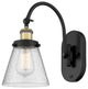 Cone Sconce, Black Antique Brass, Seedy, Seedy