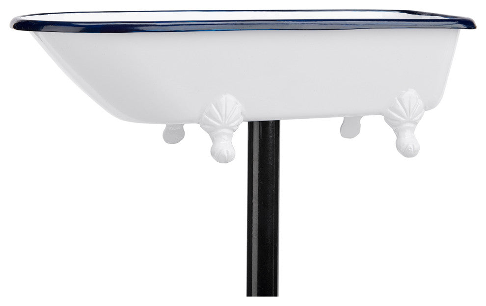 Splish-Splash Bird Bath Brass With White Finish by Good Directions