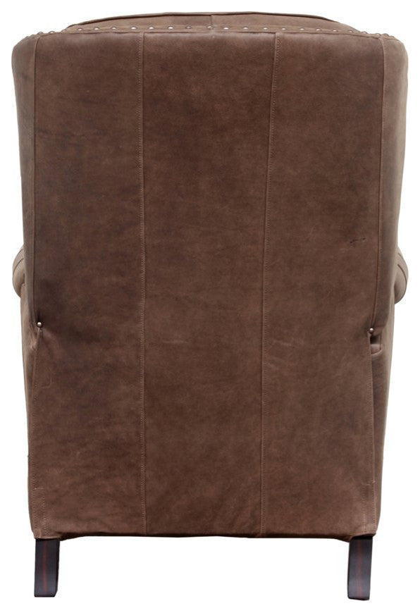 Kendall Recliner, Dark Sanded Bomber