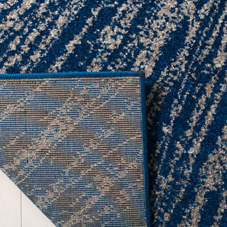 Safavieh Evoke Collection EVK228 Rug, Navy/Ivory, 9' Square