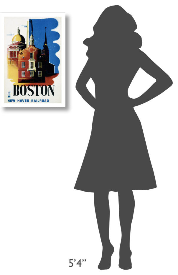 "New Haven Railroad / Boston" Digital Paper Print by Ben Nason, 17"x24"