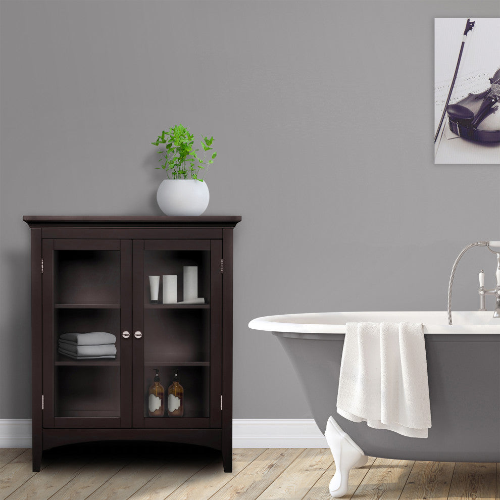 Wooden Floor Cabinet Living Room Storage
