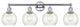 Innovations 616-4W-PC-G124-6 4 Light Bath Vanity Light, Polished Chrome