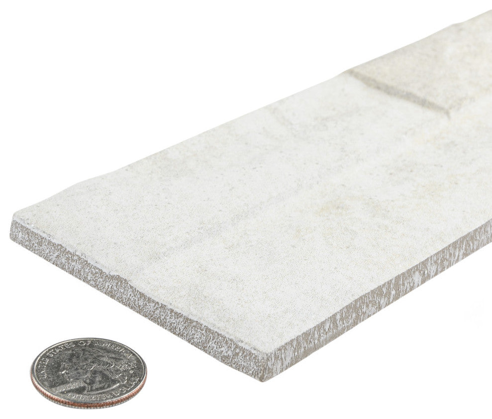 Ordino White Porcelain Wall Tile