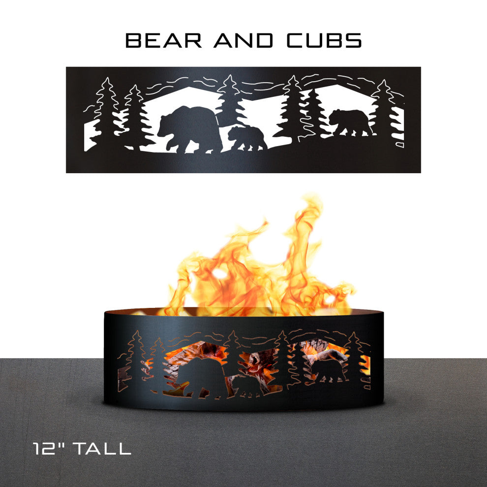 Bear N Cubs Fire Ring, 38"