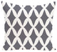 Lattice Kravitz Geometric Print Pillow, Brighter Sky, 18"x18"