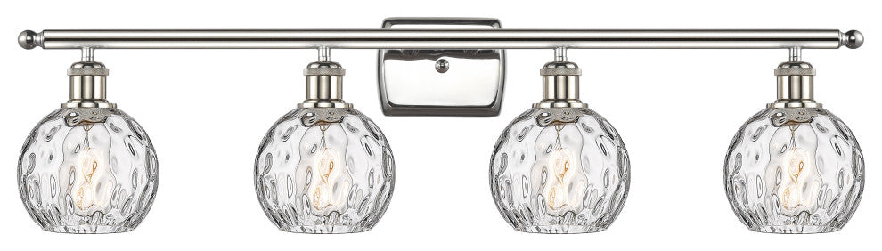 Innovations 516-4W-PN-G1215-6-LED 4-Light Bath Vanity Light, Polished Nickel