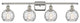 Innovations 516-4W-PN-G1215-6-LED 4-Light Bath Vanity Light, Polished Nickel