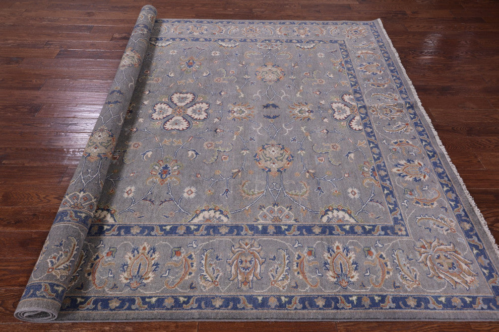 Turkish Oushak Handmade Rug 8' 0" X 10' 0" - Q12809