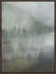 Misty Forest I, 25.25"x33.25", Espresso Natural Wood Gallery Floater