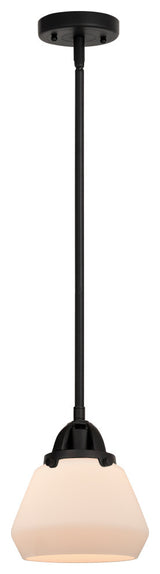 Fulton Mini Pendant, Matte Black, Matte White, Matte White