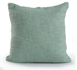 Boho Diamond Tufted Cotton Throw Pillow, Misty Jade, 18" X 18"