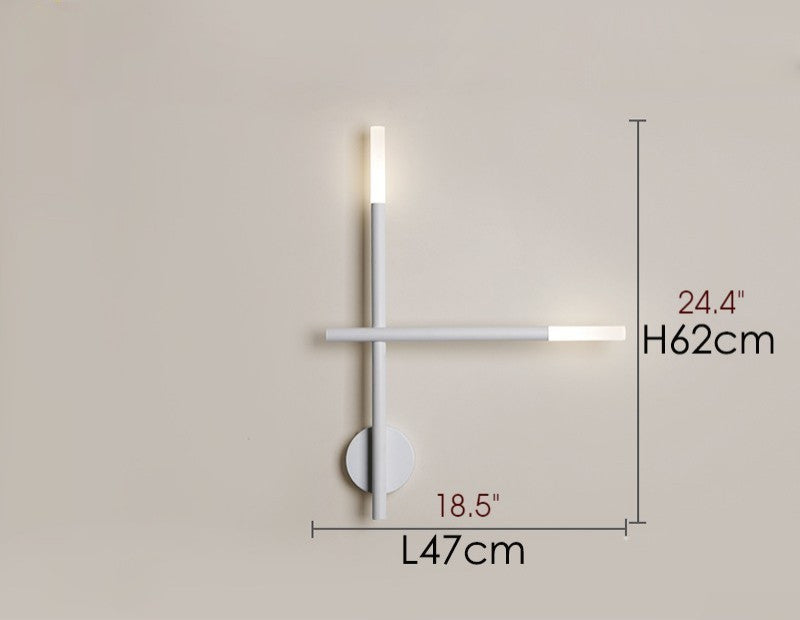 Manises | Modern Minimalist LED Wall Lamp, White, 2 Heads, Warm Light