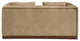 Mallina Upholstered Loveseat, Tan, Vegan Leather