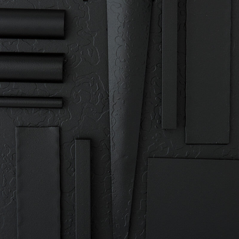 New Town Wall Sconce, Black, Seeded Clear Glass