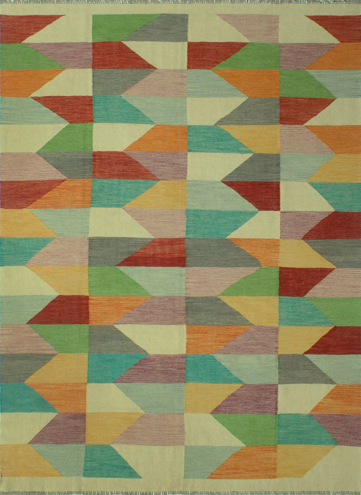 Winchester Kilim Kamilla Red/Gray Rug, 8'2x11'5