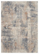Nourison Rustic Textures 7'10" Round Beige/Grey Modern Indoor Area Rug