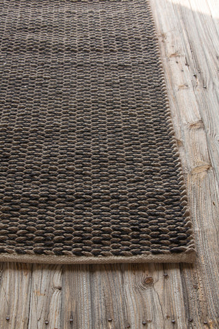 Milano Contemporary Area Rug, Black, 5'x7'6"