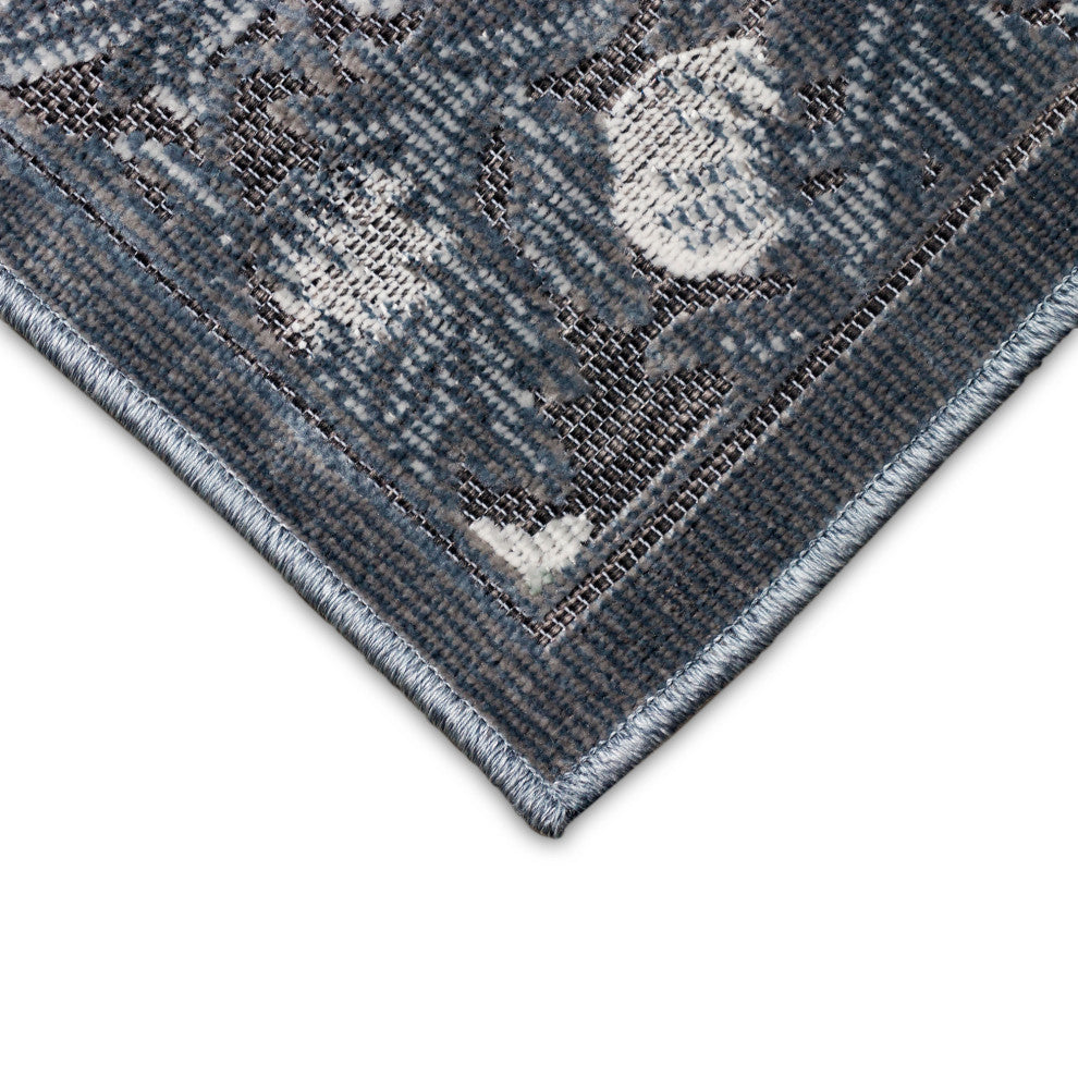 Canyon Flower Patch Indoor/Outdoor Rug Carbon 2'6"x3'11"