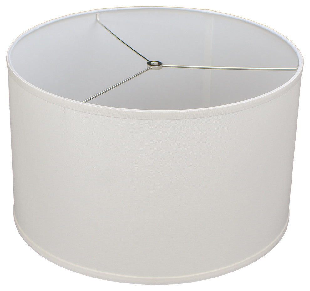 Fenchel Shades, 18"x18"x11'' Spider Attachment Drum Lamp Shade, Linen