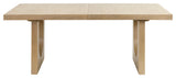Modern Wood Kitchen Table, Dining Table,  Light Brown